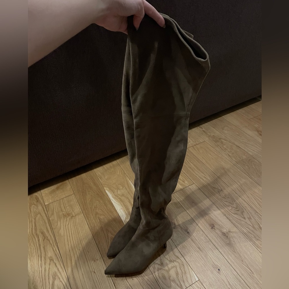 Aldo Beilla over the Knee Boots in brown